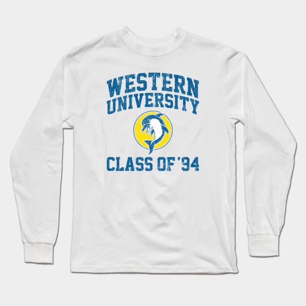 Western University Class of 94 (Variant) Long Sleeve T-Shirt by huckblade